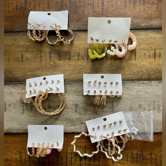 Earrings Fashion Jewelry 27 Pairs for Pierced Ears - Picture 4 of 4